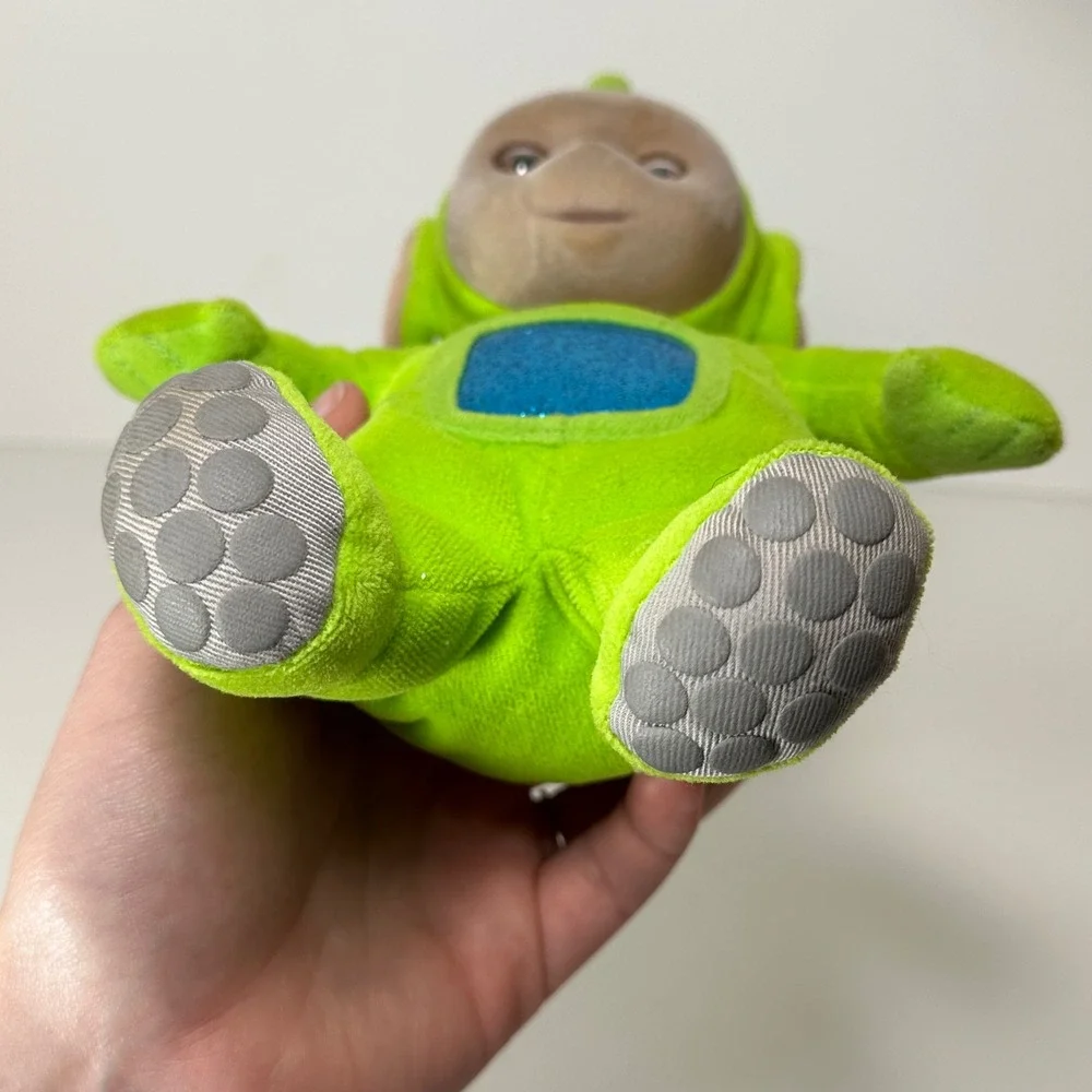 Vintage 1998 Teletubbies Dipsy Plush Eden Green Bean Bag Toy Sparkle Tummy 8